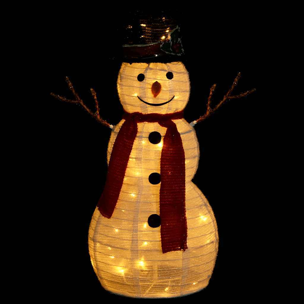 HKM-796243 LED Snowman Holiday Decoration - 60 cm with Multiple Lighting Effects