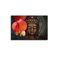 HKM-796435 Buddha Still Life Inkjet Canvas Art for Living Room and Bedroom Decor, Modern Simple Design 40X60CM, 50X70CM, 60X80CM