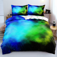 HKM-796435 Cartoon Anime Digital Printed Three-Piece Bedding Set in Yellow