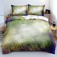 HKM-796435 Cartoon Anime Digital Printed Three-Piece Bedding Set in Yellow