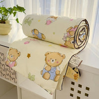 HKM-796435 Washed Cotton Double-layer Summer Quilt with Soybean Fiber Filling, 3 Sizes Available