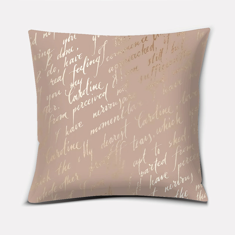 HKM-796499 Super Soft Polyester/Cotton Pillowcase with Hidden Zip Closure for Home Decor