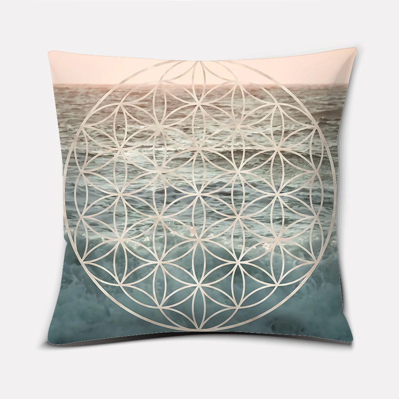 HKM-796499 Super Soft Polyester/Cotton Pillowcase with Hidden Zip Closure for Home Decor