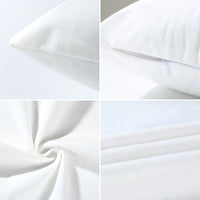 HKM-796499 Super Soft Polyester/Cotton Pillowcase with Hidden Zip Closure for Home Decor