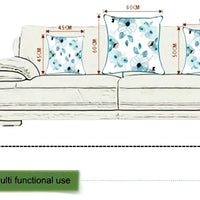 HKM-796499 Super Soft Polyester/Cotton Pillowcase with Hidden Zip Closure for Home Decor