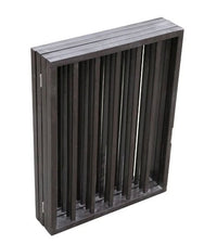HKM-796627 Pet Gate for Doorways - Lightweight, Foldable Barrier in Dark Brown Wood
