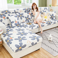 HKM-796755 Fashionable Ice Silk Sofa Cover with Various Print Designs and Size Options