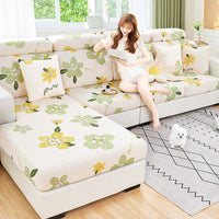 HKM-796755 Fashionable Ice Silk Sofa Cover with Various Print Designs and Size Options