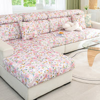 HKM-796755 Fashionable Ice Silk Sofa Cover with Various Print Designs and Size Options