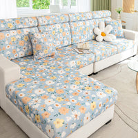 HKM-796755 Fashionable Ice Silk Sofa Cover with Various Print Designs and Size Options