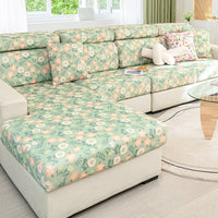 HKM-796755 Fashionable Ice Silk Sofa Cover with Various Print Designs and Size Options