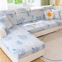 HKM-796755 Fashionable Ice Silk Sofa Cover with Various Print Designs and Size Options