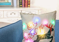 HKM-796819 Linen Cushion Cover 45x45cm with PP Cotton Filling