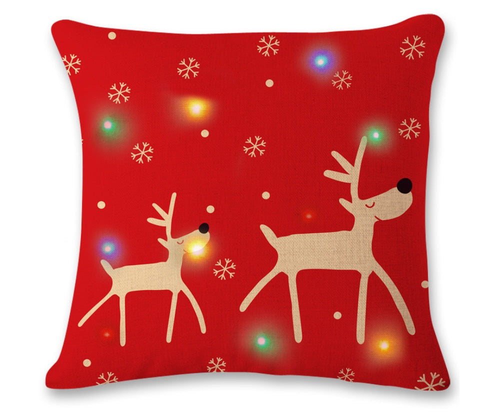 HKM-796819 Linen Cushion Cover 45x45cm with PP Cotton Filling