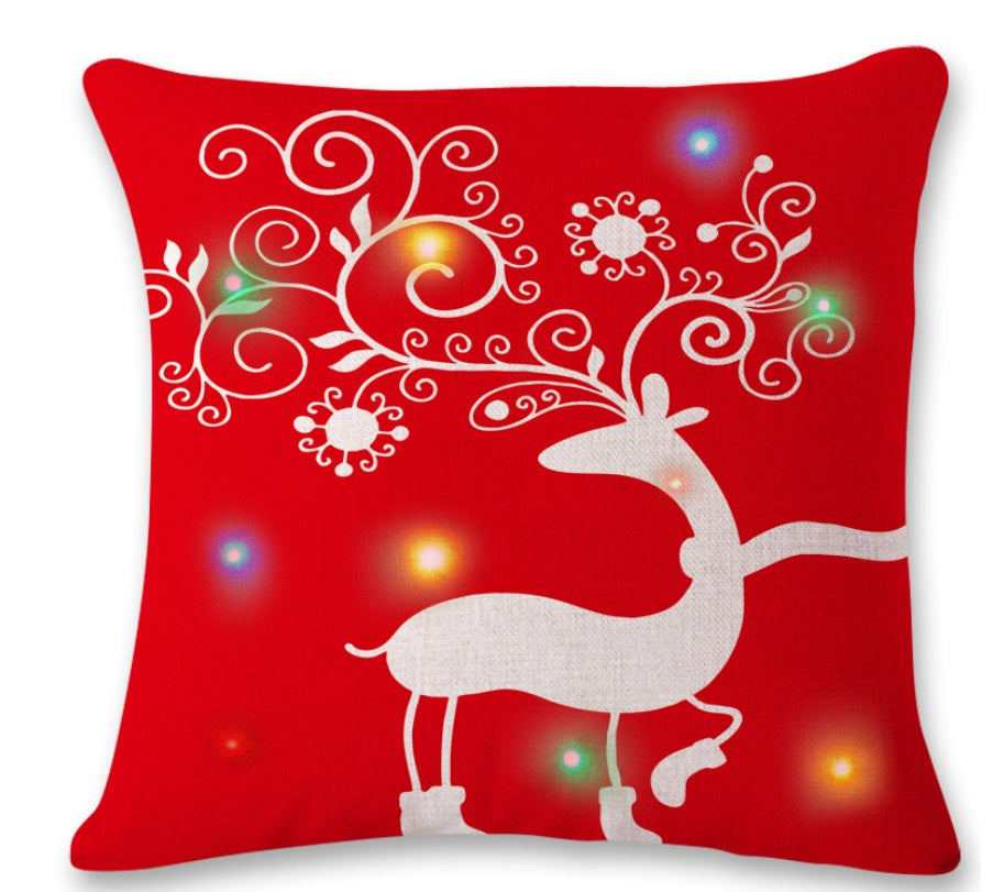 HKM-796819 Linen Cushion Cover 45x45cm with PP Cotton Filling