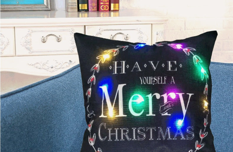HKM-796819 Linen Cushion Cover 45x45cm with PP Cotton Filling