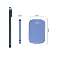 HKM-796819 Magnetic Wireless Portable Power Bank - 8400mAh Lithium Polymer Battery, Compact and Lightweight