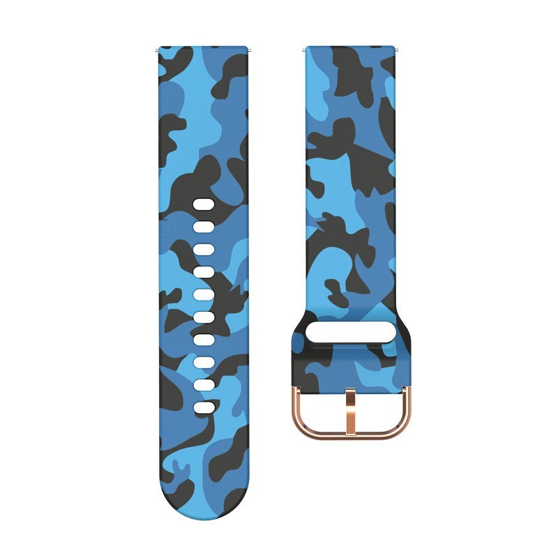 HKM-796947 Silicone Replacement Watch Strap - Compatible with 20mm & 22mm Interfaces