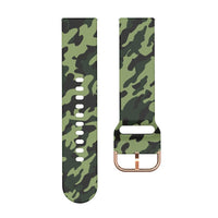 HKM-796947 Silicone Replacement Watch Strap - Compatible with 20mm & 22mm Interfaces