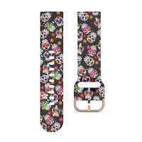 HKM-796947 Silicone Replacement Watch Strap - Compatible with 20mm & 22mm Interfaces