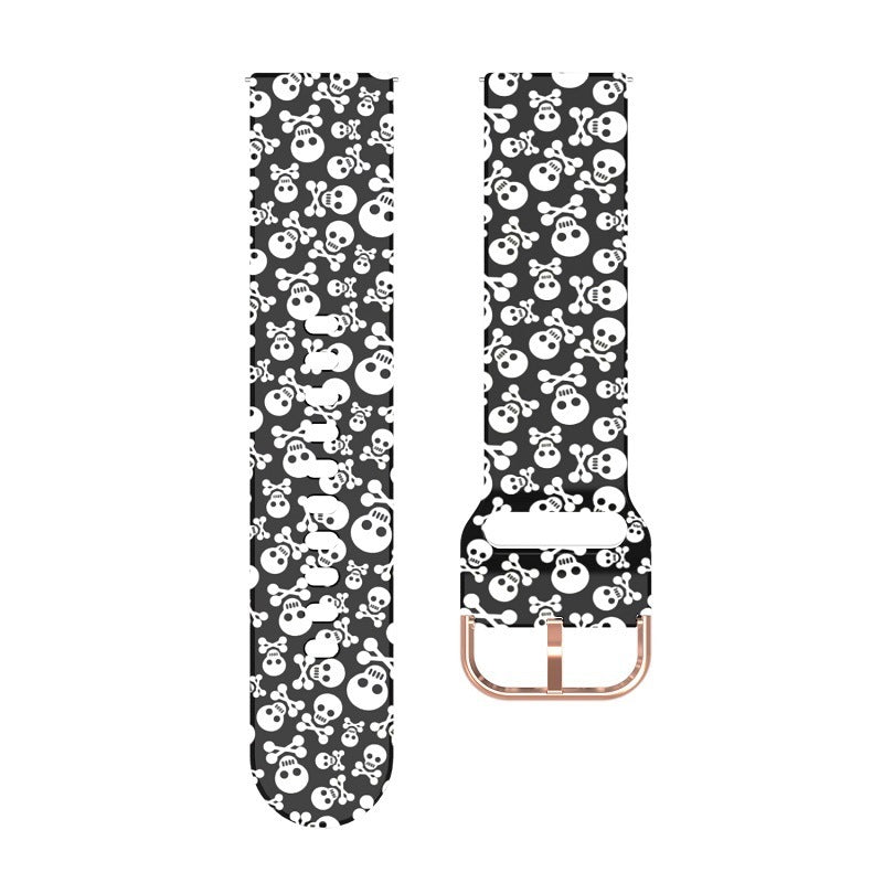 HKM-796947 Silicone Replacement Watch Strap - Compatible with 20mm & 22mm Interfaces