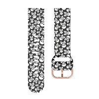 HKM-796947 Silicone Replacement Watch Strap - Compatible with 20mm & 22mm Interfaces
