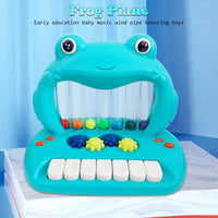 HKM-797011 Electronic Piano Toy for Babies and Kids - Cartoon Frog Design, Early Education Fun