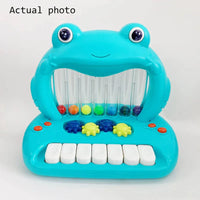 HKM-797011 Electronic Piano Toy for Babies and Kids - Cartoon Frog Design, Early Education Fun