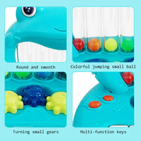 HKM-797011 Electronic Piano Toy for Babies and Kids - Cartoon Frog Design, Early Education Fun