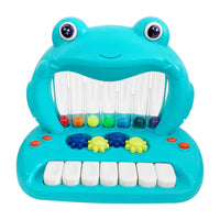 HKM-797011 Electronic Piano Toy for Babies and Kids - Cartoon Frog Design, Early Education Fun