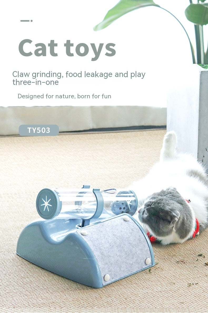HKM-797203 Cat Self-Hi Relieving Stuffy Automatic Feeding Toy