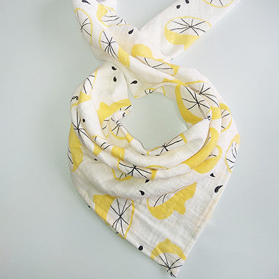 HKM-797267 Cotton Gauze Baby Quilt - Soft 60x60cm Wrap in Multiple Colors