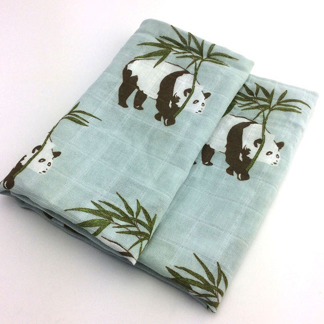 HKM-797267 Cotton Gauze Baby Quilt - Soft 60x60cm Wrap in Multiple Colors