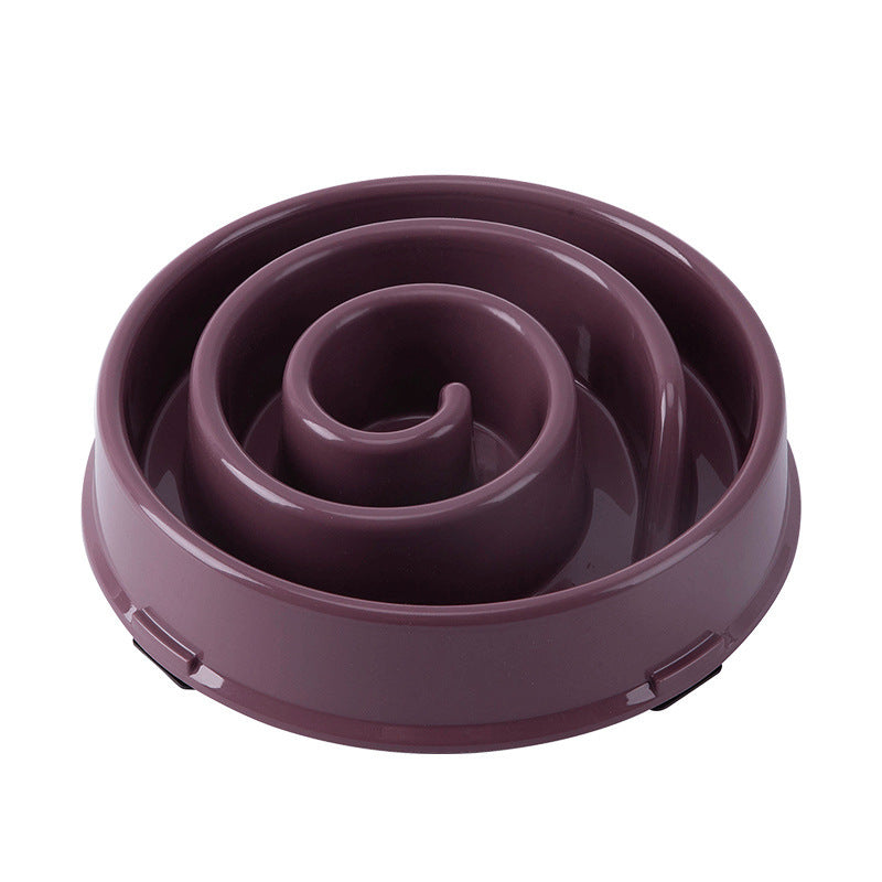 HKM-797459 Slow Food Anti-Tipping Cat Bowl - Split Design, Easy to Clean, Available in Various Colors