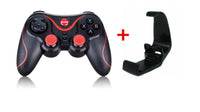 HKM-797459 Wireless Bluetooth Gamepad for Android/iOS/Win/PS3 - Includes Handle, Bracket, Charging Cable, and Manual
