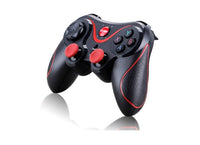 HKM-797459 Wireless Bluetooth Gamepad for Android/iOS/Win/PS3 - Includes Handle, Bracket, Charging Cable, and Manual