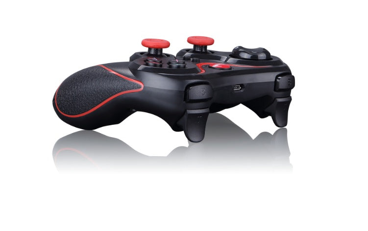 HKM-797459 Wireless Bluetooth Gamepad for Android/iOS/Win/PS3 - Includes Handle, Bracket, Charging Cable, and Manual