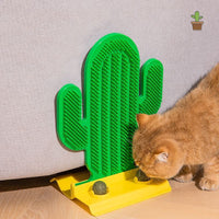 HKM-797523 Cat Hair Removal Corner Scrubber Tickle Toy with Catnip Balls and Mint Powder