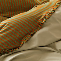 HKM-797587 Embroidered Cotton Quilt Cover Bedding Set - 4-Piece with 120 Thread Count