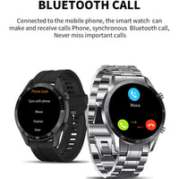 HKM-798099 Stylish Bluetooth Health Monitoring Watch with Steel Band for Business and Everyday Use
