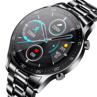 HKM-798099 Stylish Bluetooth Health Monitoring Watch with Steel Band for Business and Everyday Use