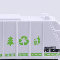 HKM-798227 1:43 Diecast Metal Garbage Truck Toy for Kids, Pull Back Action, Ages 2-7