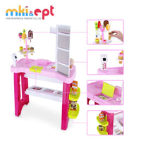 HKM-798419 Pretend Play Ice Cream Shop Toy Set for Kids Ages 6 and Up, Colorful ABS Plastic, 76x56x27cm