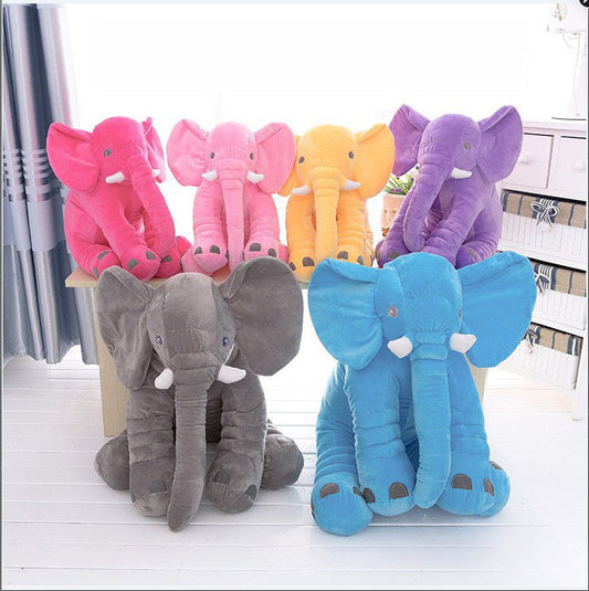 KTX-798419 Soft Comfort Elephant Plush Toy Sleep Pillow in Various Sizes and Colors