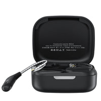 HKM-798483 KZ AZ09 Bluetooth Headset with Ear Hook - Silver-Plated Oxygen-Free Copper Wire, Black Color
