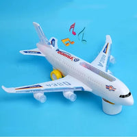 HKM-798547 Airbus A380 LED Flashing Toy Airplane Model for Kids Ages 2-13