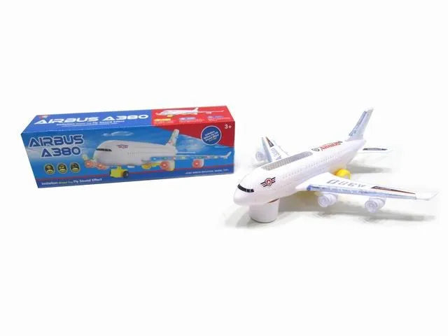 HKM-798547 Airbus A380 LED Flashing Toy Airplane Model for Kids Ages 2-13