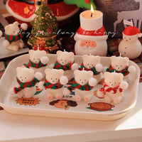 HKM-798547 Aromatherapy Candle Gift Box - Handmade Soy Wax Floral Candles with Festive Scents