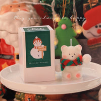HKM-798547 Aromatherapy Candle Gift Box - Handmade Soy Wax Floral Candles with Festive Scents