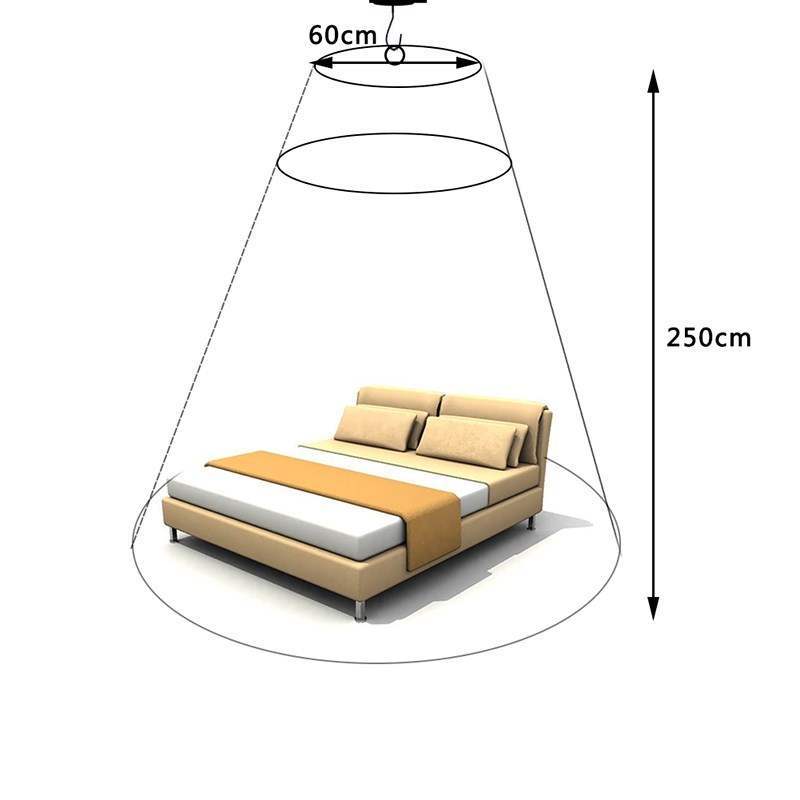 KTX-798547 Double Bed Mosquito Net - Easy Installation Polyester with Single Opening